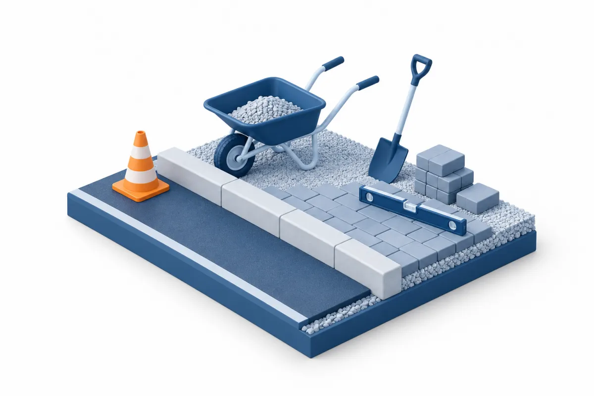 Иллюстрация: Обучение дорожного рабочего для организаций